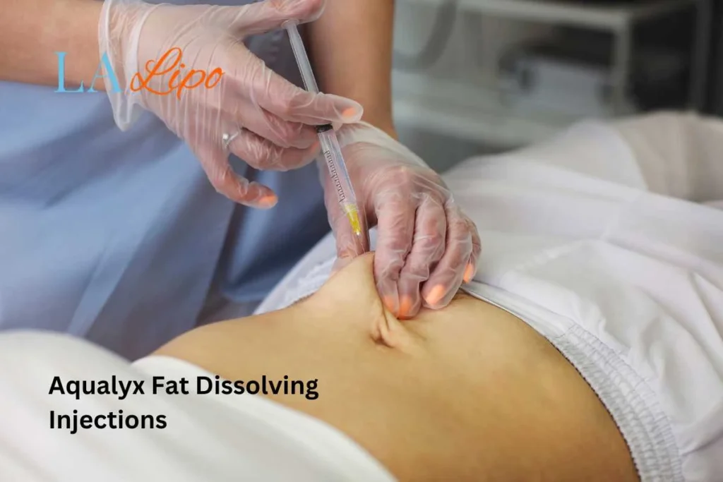 woman having fat dissolving injections Leighton Buzzard in the stomach