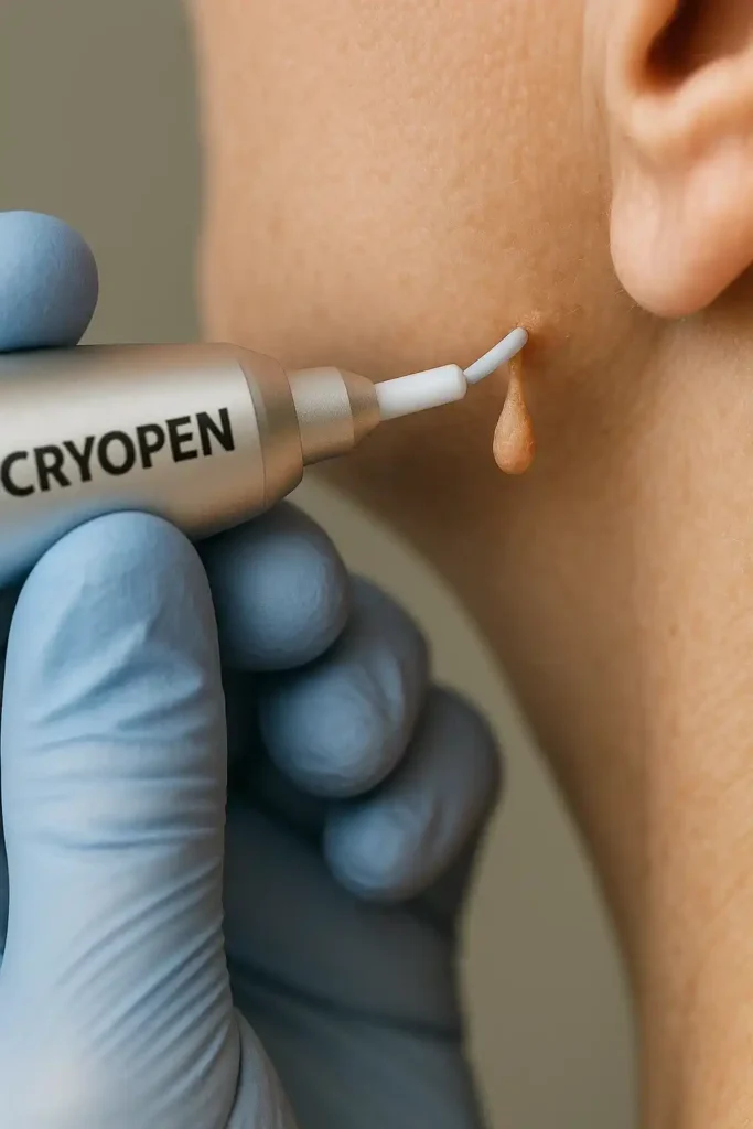 Cryopen for skin tags removal Leighton Buzzard speak to our team today!