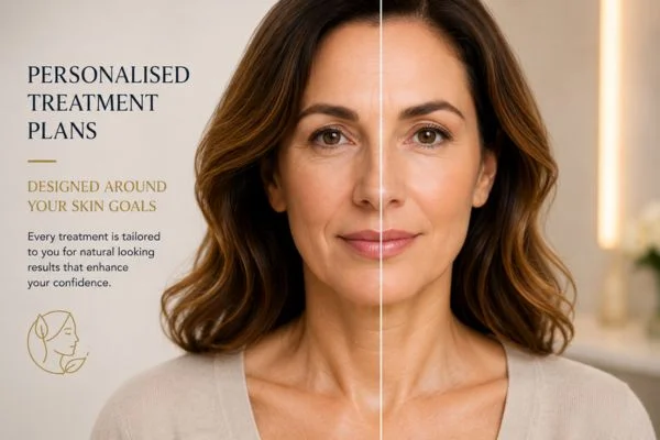 Before and after results of Collagen Lift Therapy Leighton Buzzard